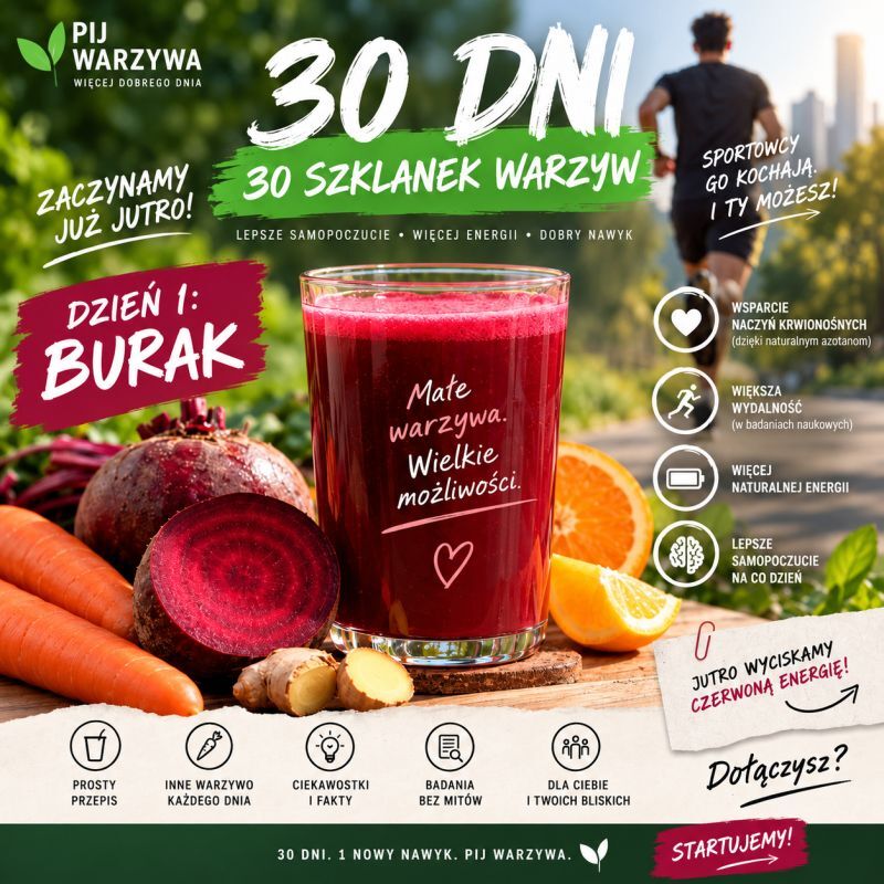 Szklanka soku z warzyw